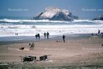 Trash, Beach, Sand, Pacific Ocean, Seal Rock, Ocean Beach, rocks, waves, Ocean-Beach