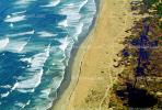 Water Pollution, Contamination, Pacific Ocean, Waves, Sand, Beach, TOPV03P08_18