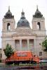 Garbage Truck, Church, Cathedral, Building, Dome, Dump Truck, TORV01P04_08.1715