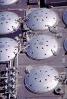 Digesters, enclosed tanks, Wastewater Residuals, Geodesic Domes, Huntington Beach, California, TOSV01P08_10