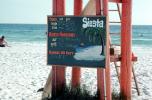 Siesta, Lifguard Weather Report, Gulf Coast, beach, sand, TOWV01P09_13
