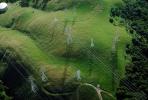 Transmission Towers, Pylons, Hills, Valley
