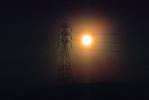 Transmission Towers, Pylons, Sunset, Sun, TPDV01P04_06