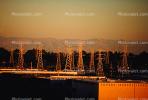 Transmission Towers, Pylons, Sunset, TPDV01P06_04.3482