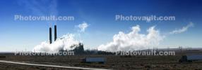 Smoke, Pollution, Cholla Power Plant, Pacificorp, Panorama