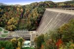Fontana Dam, Little Tennessee River, North Carolina, TVA, Tennessee Valley Authority, TPHV01P14_06