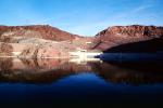 Hills, Mountains, Water Reflection at Hoover Dam, TPHV02P02_12