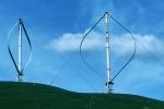 Darius-type wind turbine, Wind farms, Altamont Pass, Egg Beater, TPWV01P04_17