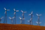 Propeller, Turbine, spinning, spin, spins, Rotor, rotation, blur, Wind farms, Altamont Pass, Spinning Blades