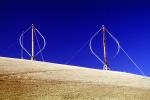 Darius-type wind turbine, Wind farms, Altamont Pass, Egg Beater, TPWV01P11_15