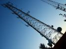 twin radio towers on Twin Peaks, Telecommunications, telecom, TRAD01_001
