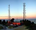 twin radio towers on Twin Peaks, Telecommunications, telecom, TRAD01_045