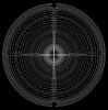 Simulated Radar tracking screen, bullseye, bulls eye, center, TRAD01_080