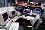 Computers, Monitors, keyboard, Switches, equipment rack, Ham Radio Station, TRAV02P12_05