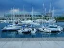 Burnham Harbor, Docks, Boats, Marina, Soldier Field, Chicago, TSCD01_002