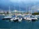 Burnham Harbor, Docks, Boats, Marina, Soldier Field, Chicago, TSCD01_004
