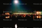 Tiburon Harbor at Night, Moon, TSCV01P06_15.2020
