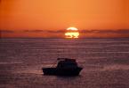 sunrise, power boat, Sea of Cortez, Los Barriles, boat, Mexico, TSCV02P10_05.1716