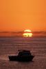 sunrise, power boat, Sea of Cortez, Los Barriles, boat, Mexico, TSCV02P10_05B.1716