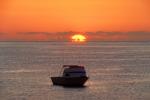 sunrise, power boat, Sea of Cortez, Los Barriles, boat, Mexico, TSCV02P10_07.2022