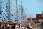 Rhodes Harbor, docks, castle, mast, TSCV03P03_14.2022