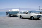 Dodge Dart Station Wagon, Car, Boat Trailer, 1960s, TSCV04P11_01