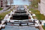 The Rideau Canal, Locks, Steps, Waterway, Ottawa, Canada, TSCV05P03_01.2025