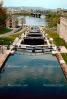 The Rideau Canal, Locks, Steps, Waterway, Ottawa River