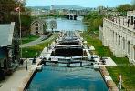 The Rideau Canal, Locks, Steps, Ottawa River, Waterway, Buildings, TSCV05P03_04.1717