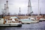 Oil Derricks, docks, Oil Fields, Extraction, Rig, 1950s, TSCV07P05_13