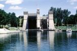 Peterborough Lift Lock, Trent Canal, Trent-Severn Waterway, Hydraulic, Canada, 1960s