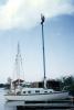 Boat, dock, Man climbing a mast, repair, MRO, 1960s, TSCV08P03_17