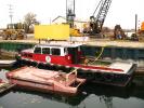 Cranes, Harbor, Dock, Harbor, Cheboygan, Michigan, Lake Huron, TSDD01_020