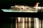 Jubilee, ocean liner, cruise ship, night, nighttime, Floating Drydock, TSDV01P06_05