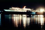 Jubilee, ocean liner, cruise ship, night, nighttime, Floating Drydock, TSDV01P06_07