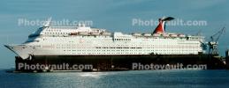 Elation Cruise Ship, Carnival Cruise Line, Floating Drydock