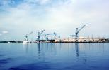 dock, cranes, Newport News Shipbuilding Company, Virginia