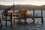 Docks, harbor, Fishing Boat, town of Marshall, Tomales Bay, Marin County, TSFD01_068