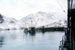 snow, ice, cold, pier, boat, Adak Harbor, Docks, TSFV04P01_16