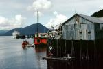 Harbor, Fisheries, buildings, dock, harbor, Ketchikan, Alaska, TSFV04P06_17
