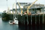 pier, cranes, buildings, Harbor, Homer, Alaska