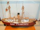 San Francisco, Lightship Model, Lightvessel #83, LV 83 WAL 513, Built 1904, Pacific, West Coast, Lighthouse Ship, Lightvessel, TSMD01_002