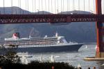 Queen Mary 2, Golden Gate Bridge, IMO: 9241061, Ocean Liner, Cunard Line, Steamship, TSPD01_123