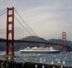 Queen Mary 2, Golden Gate Bridge, IMO: 9241061, Ocean Liner, Cunard Line, Steamship, TSPD01_127