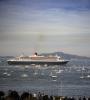 Queen Mary 2 enters San Francisco Bay, IMO: 9241061, Ocean Liner, Cunard Line