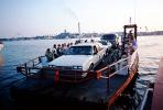 Car Ferry, Vehicle, automobile, Ferryboat, 1950s, TSPV01P08_10