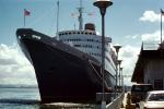 Vistafjord Bow, Ocean Liner, steamship, IMO: 7214715, Cruise Ship, dock, Cunard, TSPV03P11_08