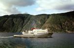 Kommand¿ren, car ferry boat, Bergen, Norway, September 1964, 1960s, TSPV04P04_09