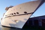 Asuka, Luxury Passenger Ship, Dock, Harbor, bow, TSPV05P07_06