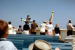 Passengers onboard, SS-Catalina, Avalon Harbor, 1962, 1960s, TSPV05P14_18